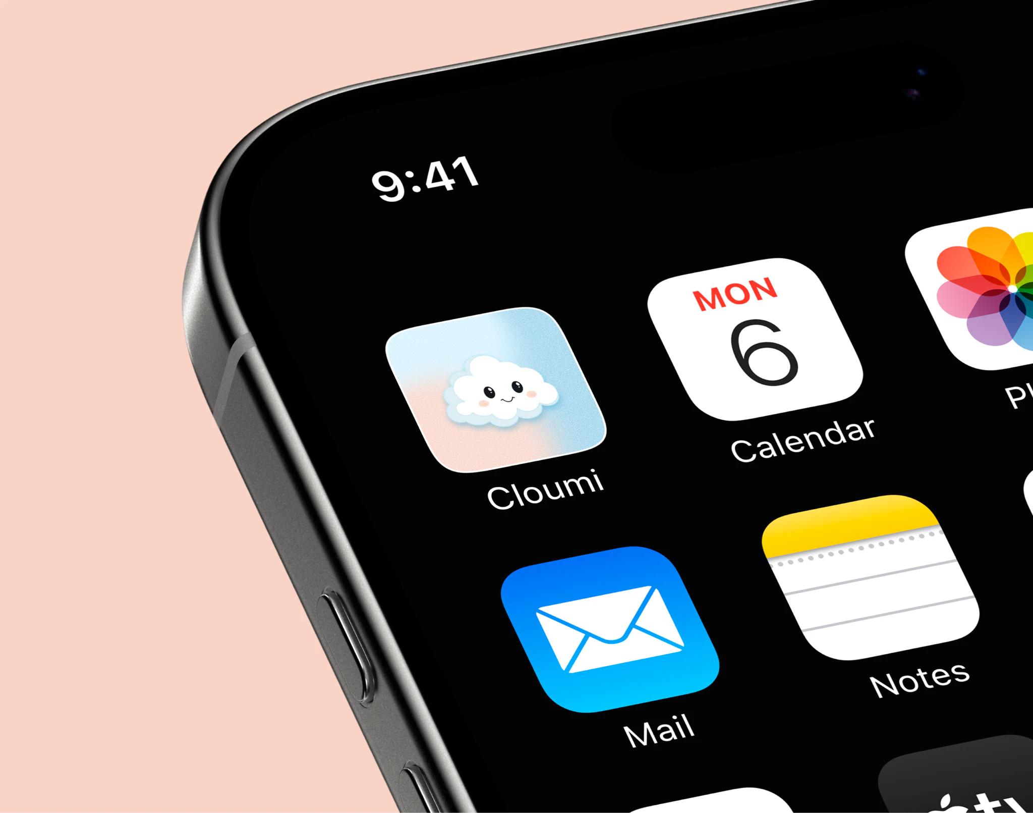 Cloumi — app icon on a phone home screen