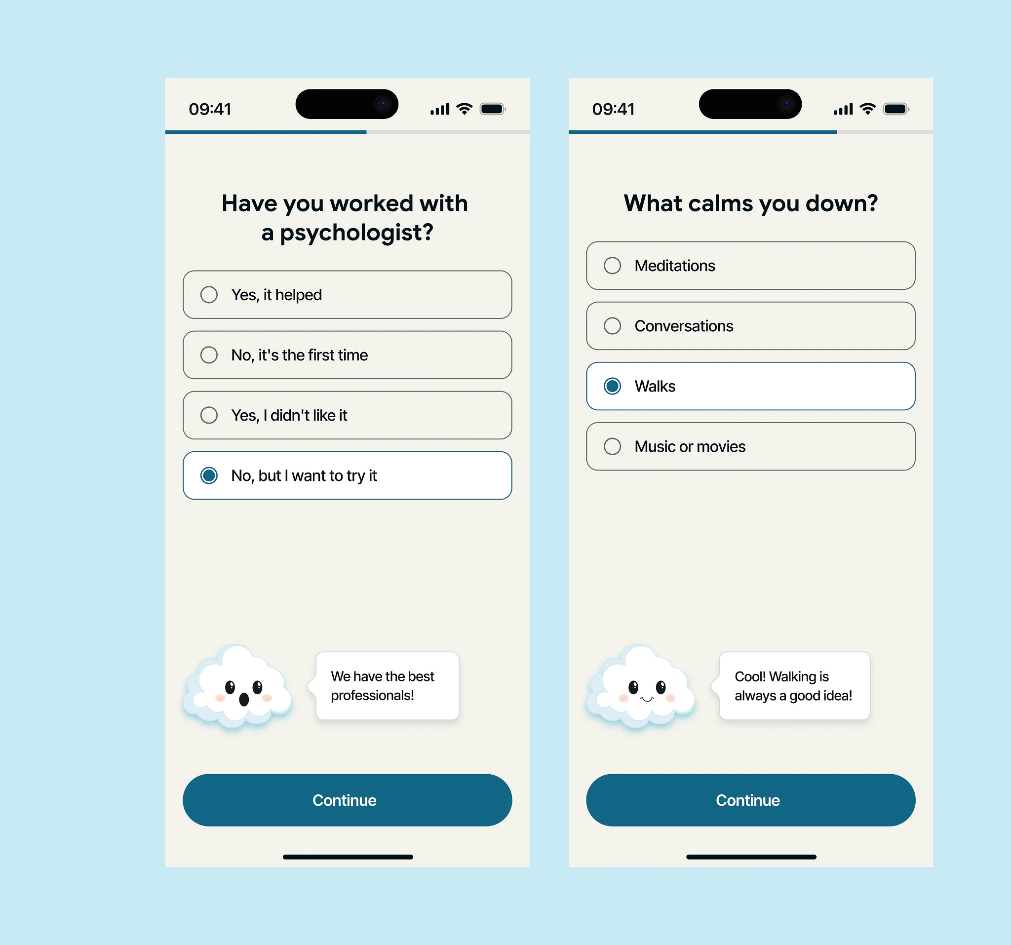 Cloumi — app screen 2