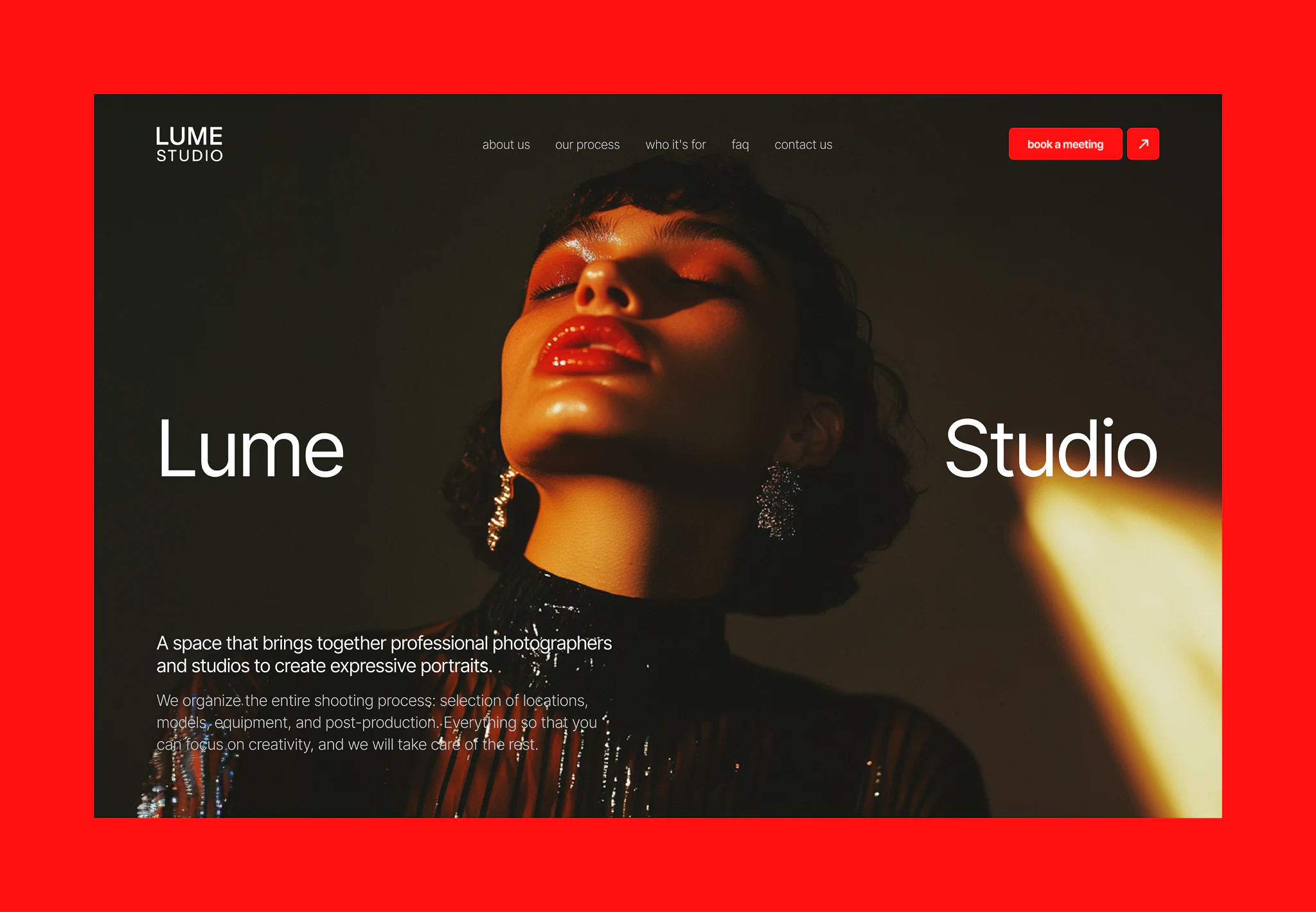 Lume Studio — website screenshot